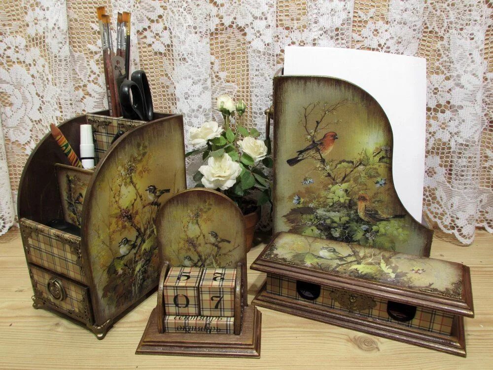 Работы декупаж фото Новости decoupage Декупаж мебель, Декупаж и Декупаж коробка