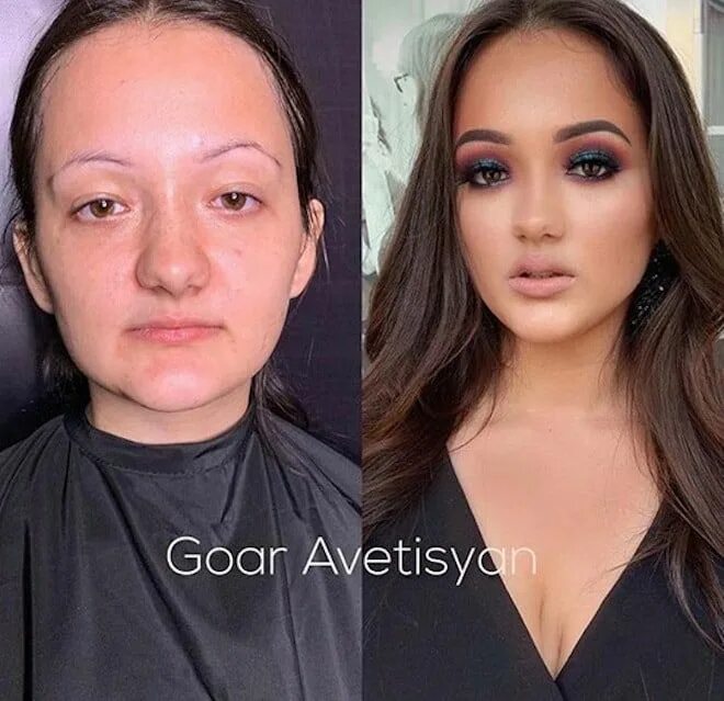 Работы гоар аветисян фото до и после Stunning Beauty Transformations by Goar Avetisyan