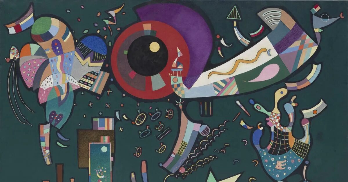 Работы кандинского фото Vasily Kandinsky: Around the Circle' at the Guggenheim All Of It WNYC