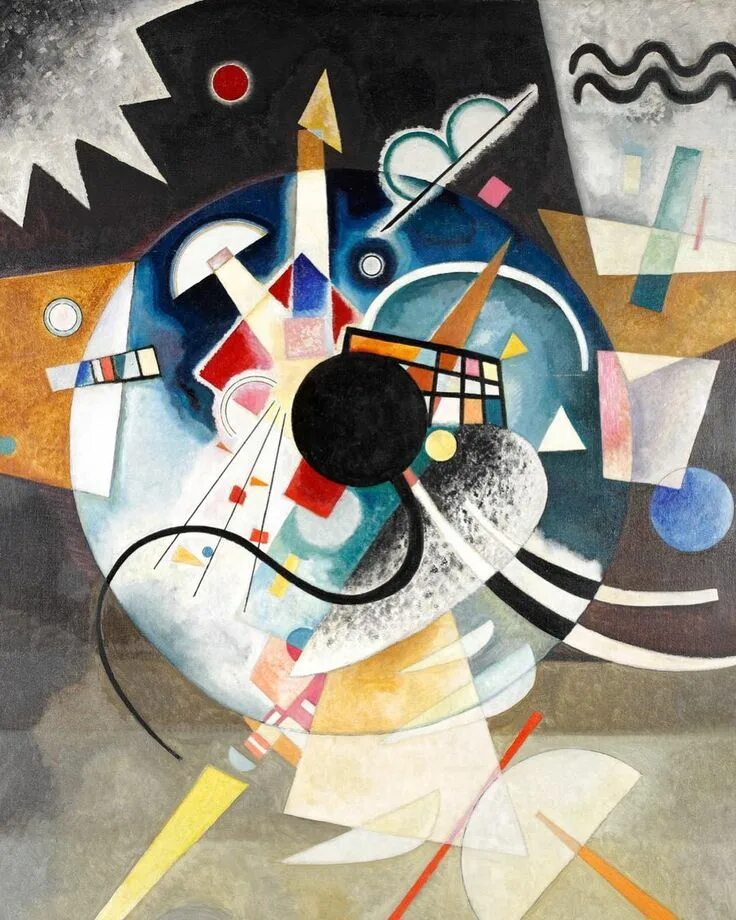 Работы кандинского фото Op 16 december 1866 werd Wassily Kandinsky geboren. In zijn studio zag hij ooit 