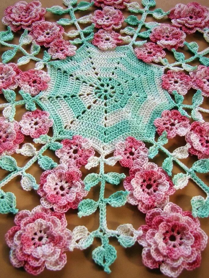 Работы крючком фото PDF Crochet Pattern More Vintage Floral Doilies Five Different Designs - Etsy Cr