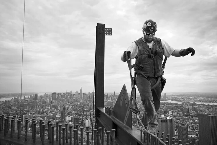 Работы на высоте фото Steelworker Ironworkers, World trade center, Picture story