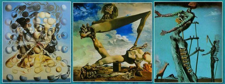 Работы сальвадора дали фото с названиями 10 Most Famous Paintings by Salvador Dali Salvador dali famous paintings, Dali p