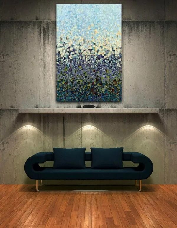 Работы современного интерьера Home Decorating with Modern Art Decor interior design, Home decor paintings, Hom