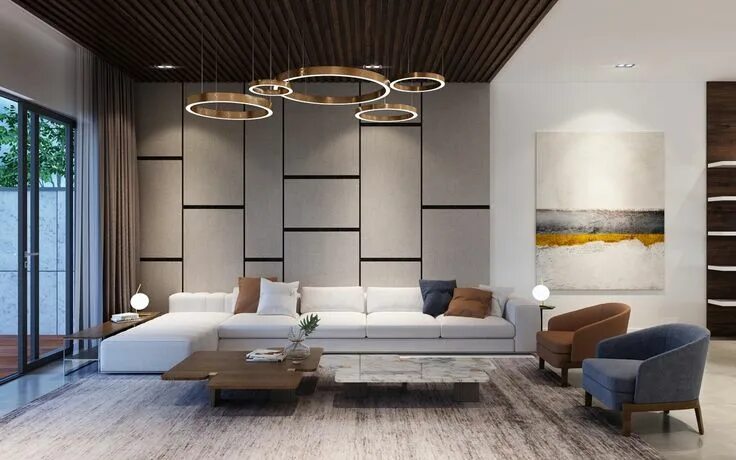 Работы современного интерьера 51 Modern Living Rooms That Act As Your Home's Centrepiece Interior design livin