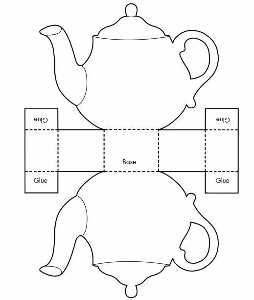 Работы своими руками схемы Related image Paper tea cups, Teacup template, Tea party decorations