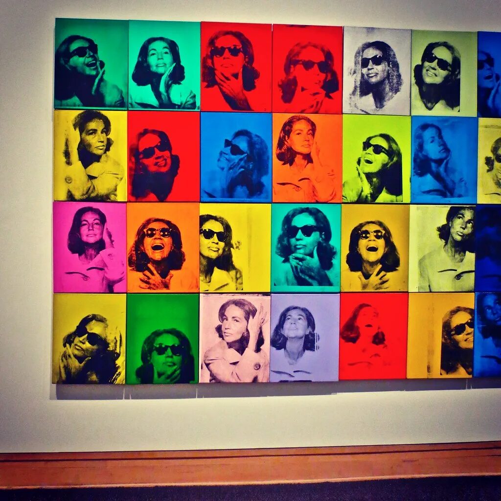 Работы уорхола фото Left Detail of Andy Warhol "Ethel Scull 36 Times" (1963) -. Flickr