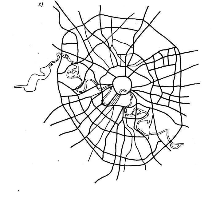 Радиально кольцевая планировка города примеры 1.5. Планировочные схемы уличной сети города