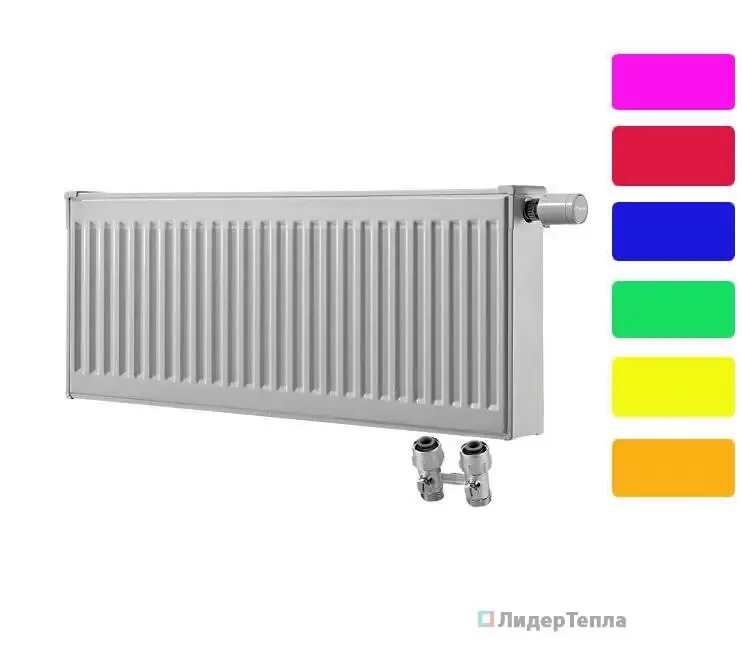 Радиатор отопления будерус с нижним подключением Стальной панельный радиатор Buderus Logatrend VK-Profil 21 (300x1200 мм) купить 