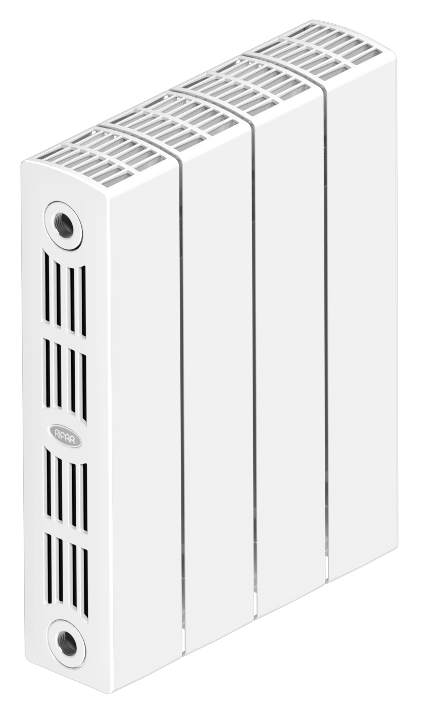Радиатор рифар супремо 500 нижнее подключение Радиатор биметаллический Rifar SUPReMO 350 (3/4") - 4 секции, 4RS35-4, Россия - 