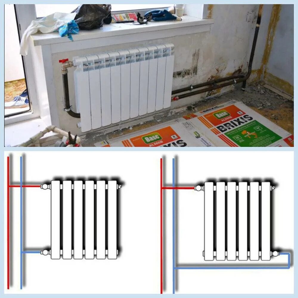 Радиаторы отопления подключение какое бывает Скачать картинку БАТАРЕЯ К БАТАРЕЕ КАК ПРАВИЛЬНО № 7