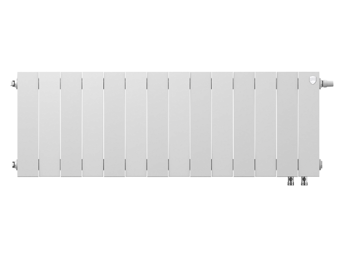 Радиаторы пиано форте с нижним подключением Royal Thermo Piano Forte Bianco Traffico VDR 300/14 секции БиМеталлический радиа