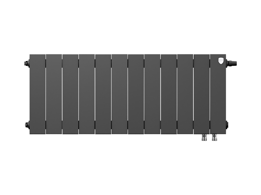 Радиаторы pianoforte нижнее подключение Радиатор Royal Thermo PianoForte 300 Noir Sable - 12 секций VDR в Санкт-Петербур