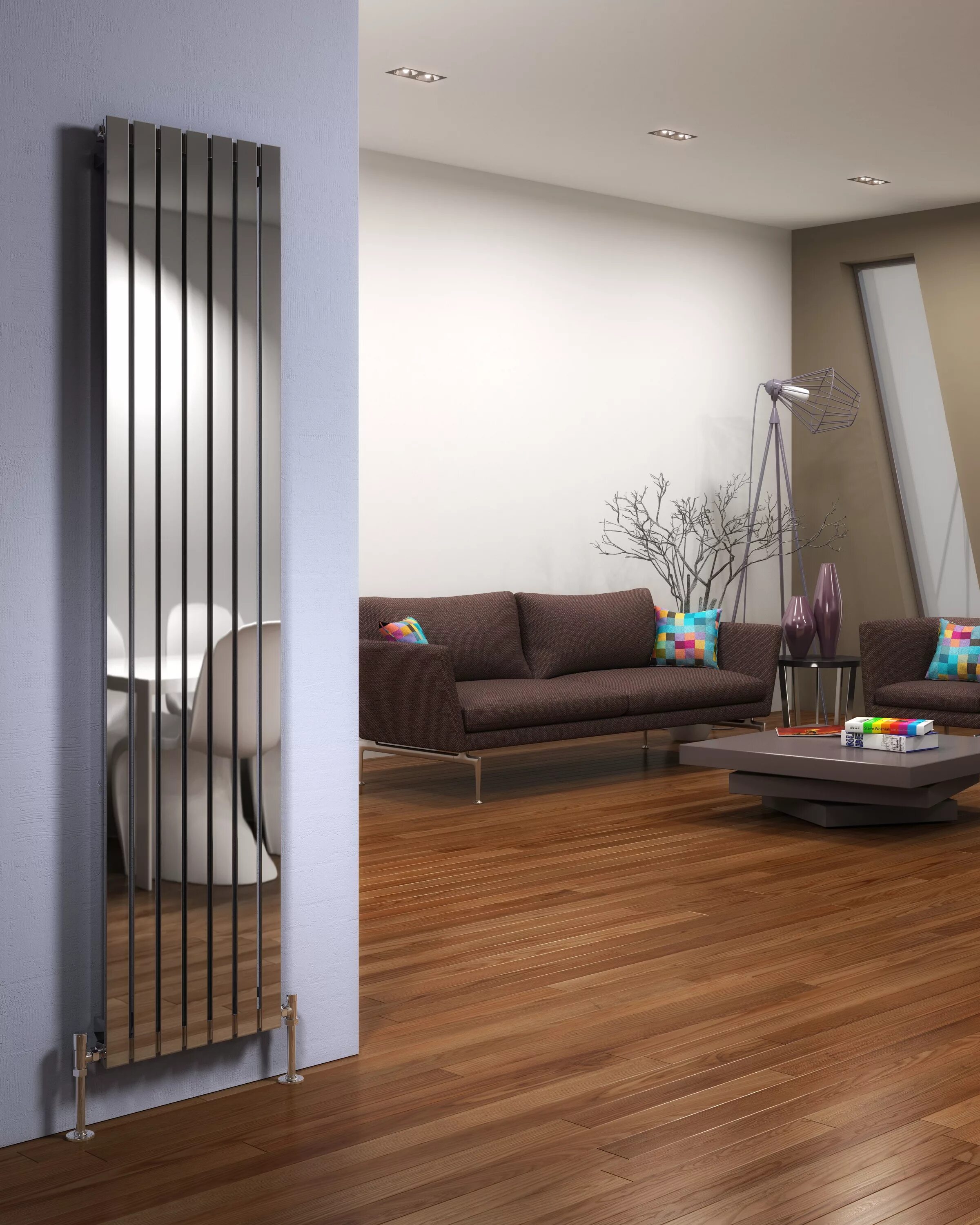 Радиаторы в интерьере квартиры Time to reflect on stainless steel designer radiators. Simply Radiators can help