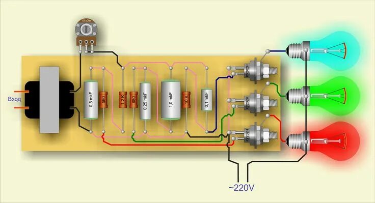 Радио схемы самоделок своими руками Электронная схема, Светодиод, Электрика