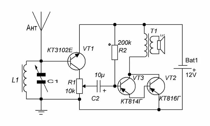 Радио схемы самоделок своими руками схемы на транзисторах для начинающих - Яндекс: нашлось 6 млн результатов Принцип