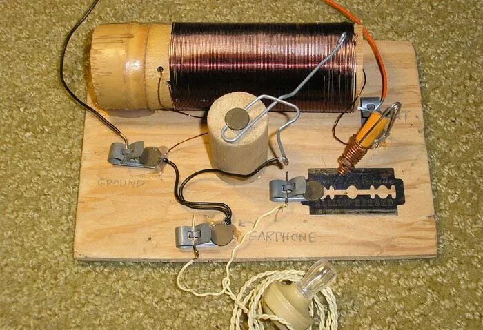 Радио своими руками в домашних условиях лезвие Ham radio, Electronics projects diy, Radio