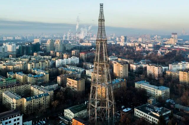 Радио вышка первомайская ул 56 фото История Шуховской башни в фотографиях Аргументы и Факты