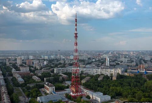 Радио вышка первомайская ул 56 фото Новости Покраска новосибирской телебашни