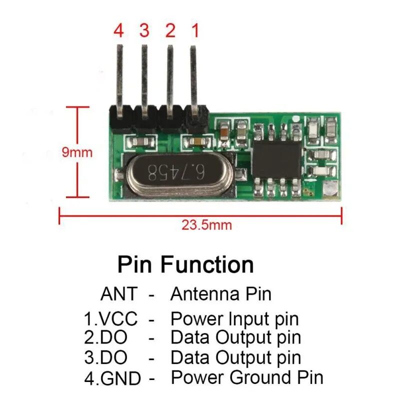 Радиомодуль rx470 4 wl102 341 подключение проверка QIACHIP 433 Mhz универсальный Беспроводной RF реле приемника модуль дистанционно