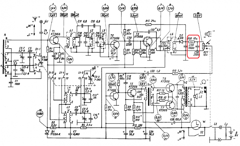 Радиоприемник meier mu65 схема электрическая принципиальная Форум РадиоКот * Просмотр темы - Завал ВЧ в промышленном приёмнике
