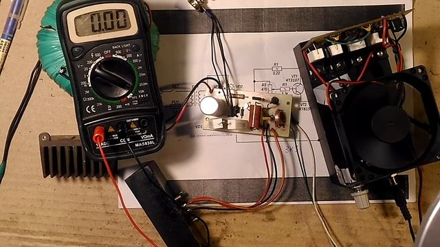 Радиоремонт и самоделки Для начинающих. Мощное зарядное на кт 908 с регулировкой тока. - смотреть видео 
