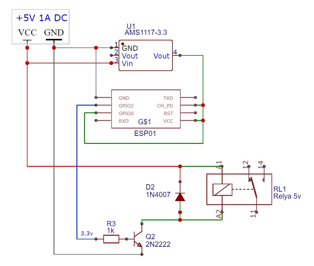 Радиоуправляемые реле схема подключения transistors - ESP8266 not working to drive relay - Electrical Engineering Stack 