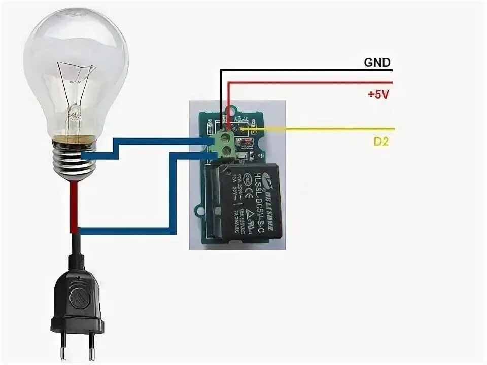 Радиоуправляемые реле схема подключения Utilisation d'un relais avec arduino - YouTube