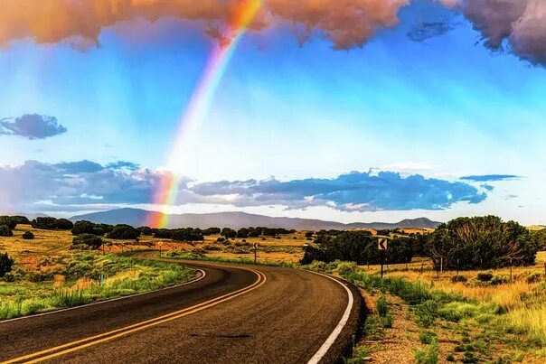 Радуга дорога фото Rainbow road