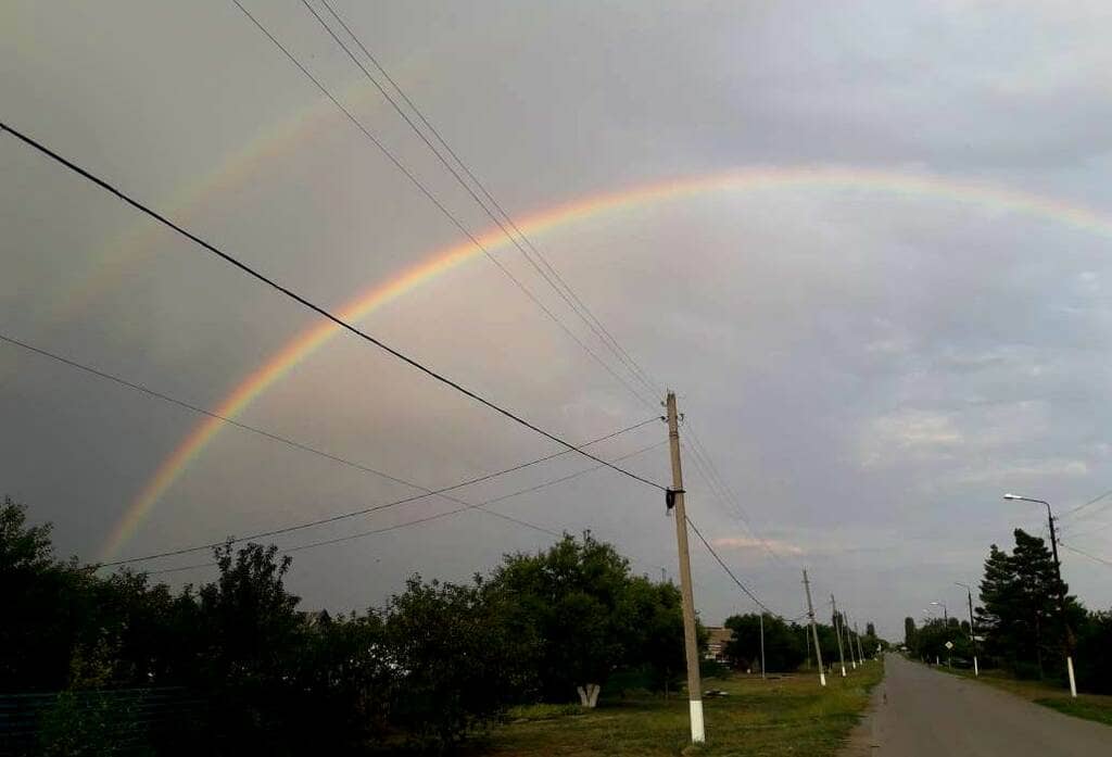 Радуга фото липецк плеханова Двойная радуга в ермаковском небе