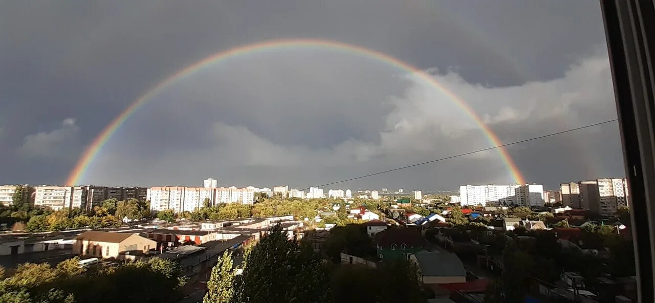 Радуга фото липецк плеханова После дождя и урагана небо Липецка украсила двойная радуга - LipetskMedia