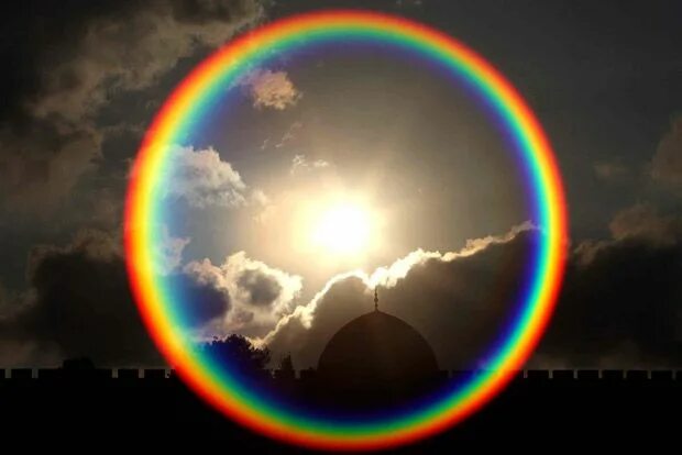 Радуга из космоса реальные фото De tudo um pouco & Astronomia: Rainbow ring / Arco-íris circular Arco íris, Por 