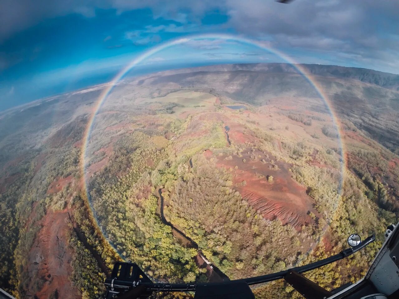 Радуга с самолета фото Full Circle Rainbow From Space Flash Sales fillerpro.com