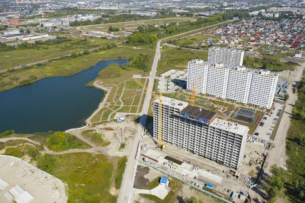 Радуга сибири новосибирск ул забалуева фото Панорама: Жилой массив Радуга Сибири, жилой комплекс, Россия, Новосибирск, ул. З