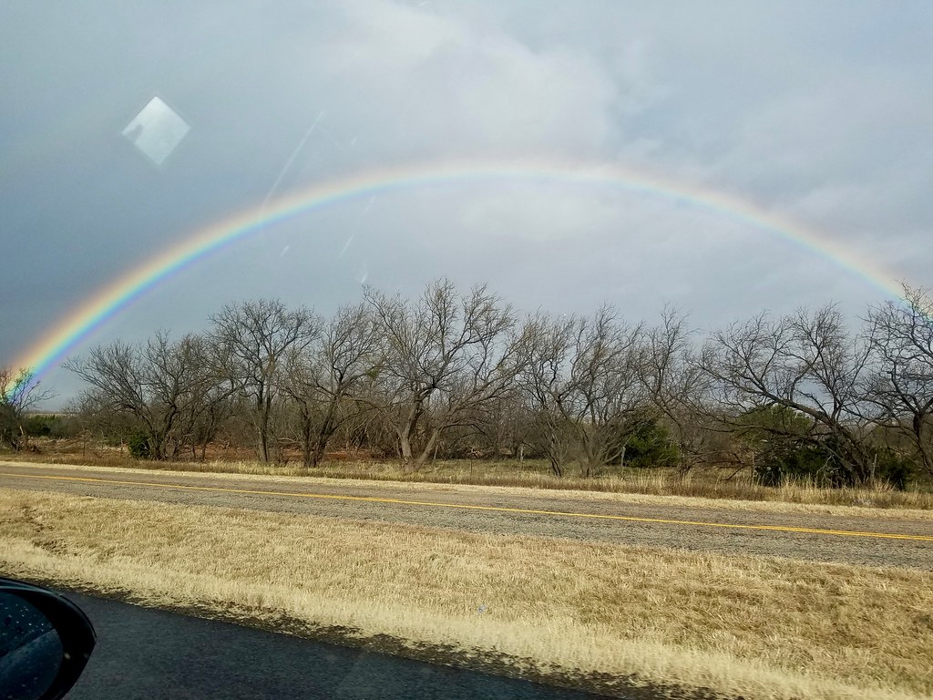 Радуга западный бул 30а фото Texas Rainbow A rainbow appeared just west of Abilene afte. Flickr