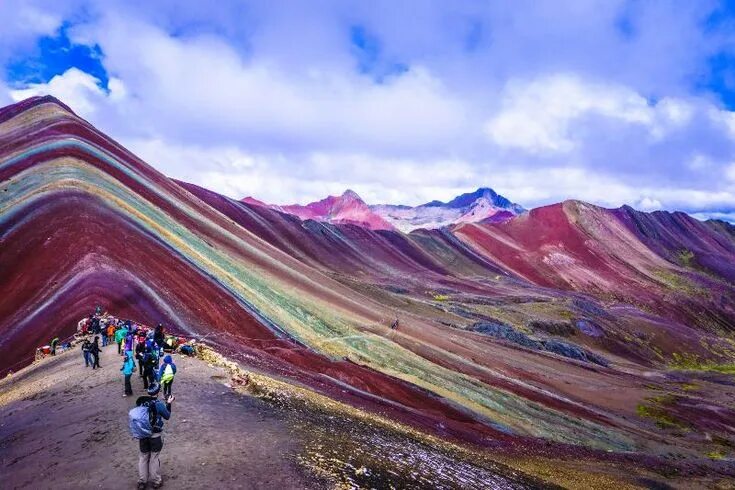 Радужная гора в перу фото Vinicunca 2 Rainbow mountain, Rainbow mountains peru, Machu picchu peru