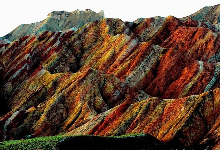 Радужные горы в китае фото China's rainbow mountains - in pictures Rainbow mountain, Rainbow mountains chin