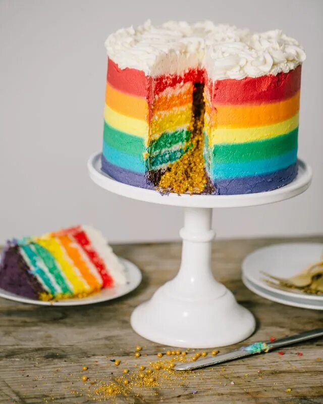 Радужный декор торта KellyClare photography_0097 Jenny Cookies Homemade birthday cakes, Rainbow cake 