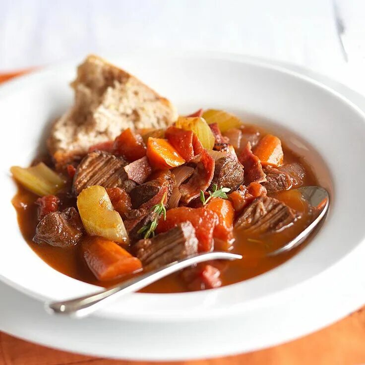 Рагу с говядиной с фото Hearty Beef and Vegetable Stew Recipe Stew recipes, Vegetable stew, Seafood stew