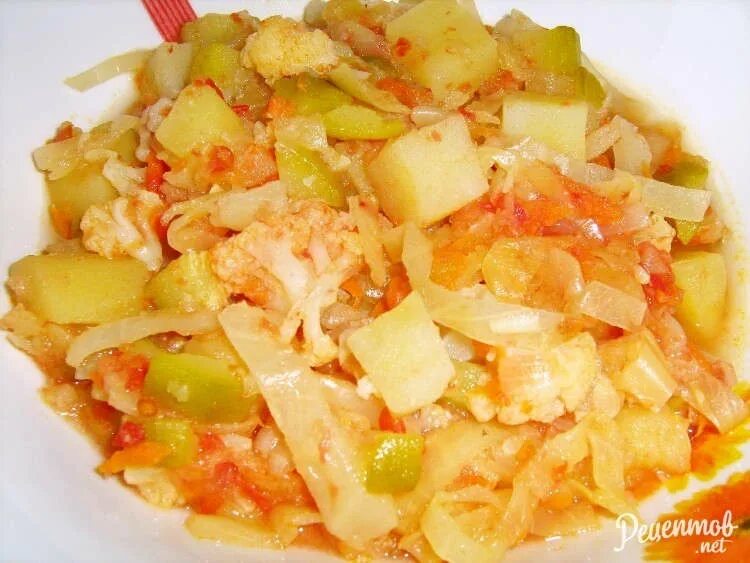 Рагу с картошкой и капустой фото Рагу с картошкой мясом и капустой CoffMachines.ru