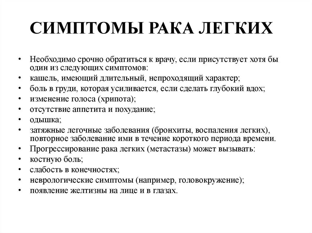 Рак легкого первые симптомы фото Симптомы рака легких на первых стадиях