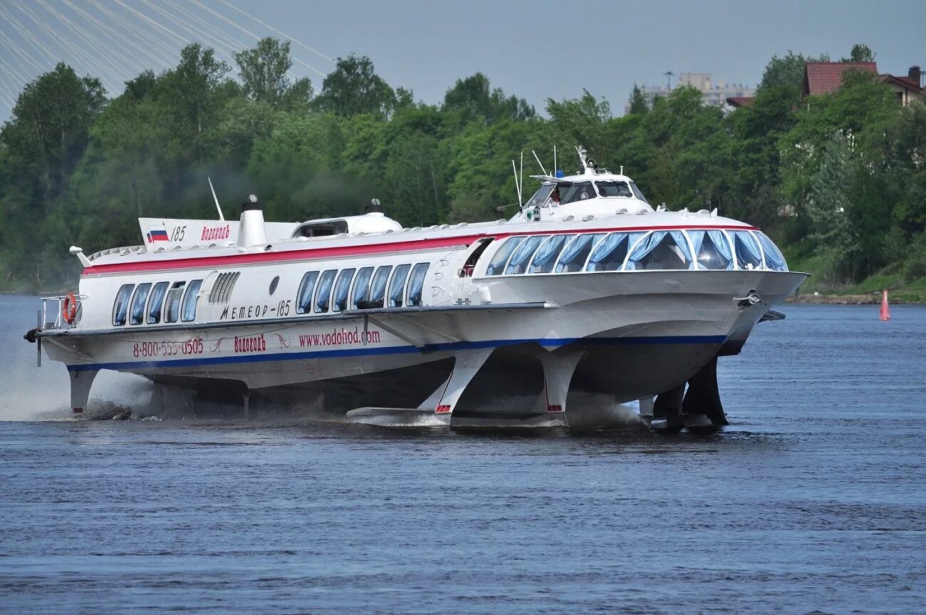 Ракета судно на подводных крыльях фото Метеор-185 - Фото - Водный транспорт