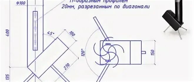 Ракетная печь своими руками чертежи Газовая печь своими руками: изготовление конструкции печи из газового баллона + 