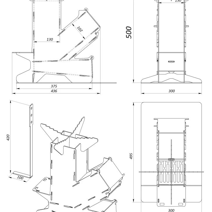 Ракетная печь своими руками чертежи размеры Печь щепочница чертежи - Походная печка щепочница Blog the XELFAER