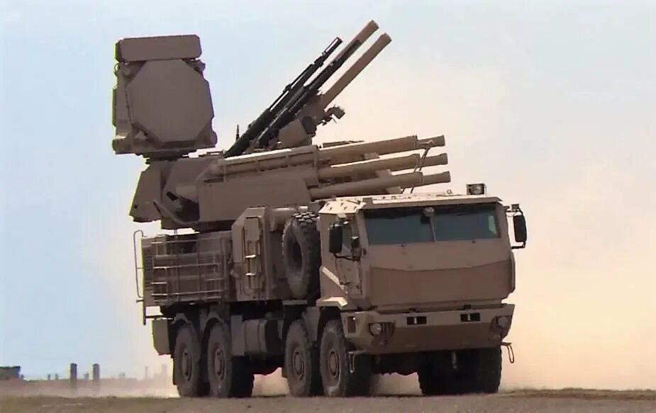 Ракетно пушечный комплекс фото Pantsir-S1M, 8x8 Short Range Air Defense Missile System and SPAAG - Ground - War