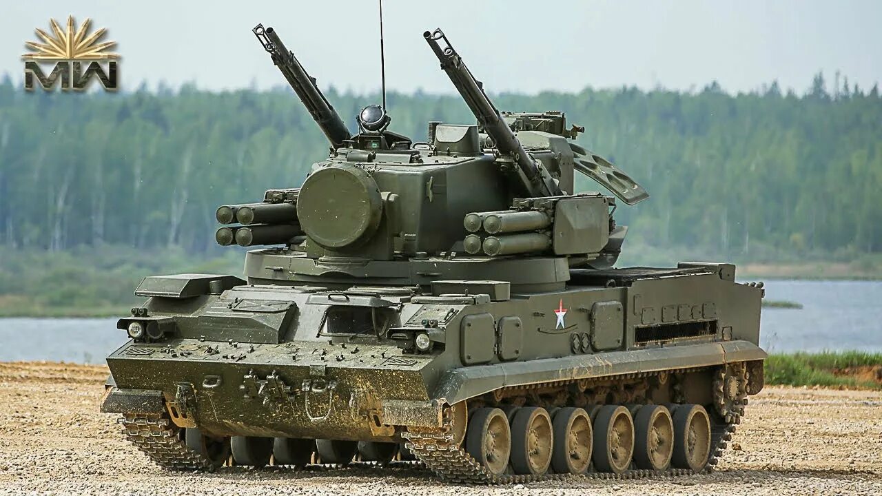 Ракетный комплекс тунгуска фото Russian "TUNGUSKA-M" 2K22M Gun Missile Air Defense System - YouTube