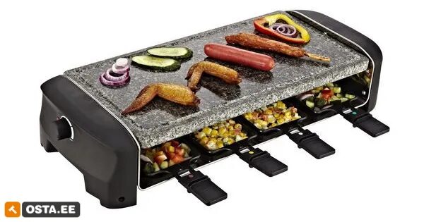 Раклетница что это такое цена фото Grillpann Princess 1400W Must Kivi (116688982) - Osta.ee