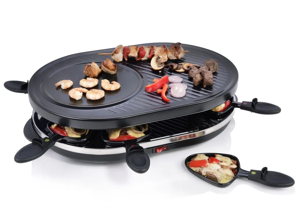 Раклетница рецепты приготовления с фото RACLETTE HEMA + GRILL ELEKTRYCZNY 8 Osób 1200W - 6984183198 - oficjalne archiwum