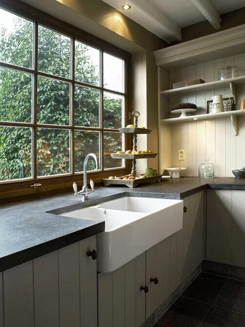 Раковина у окна фото Sink and beautiful window in 2024 Country kitchen, Country kitchen designs, Kitc