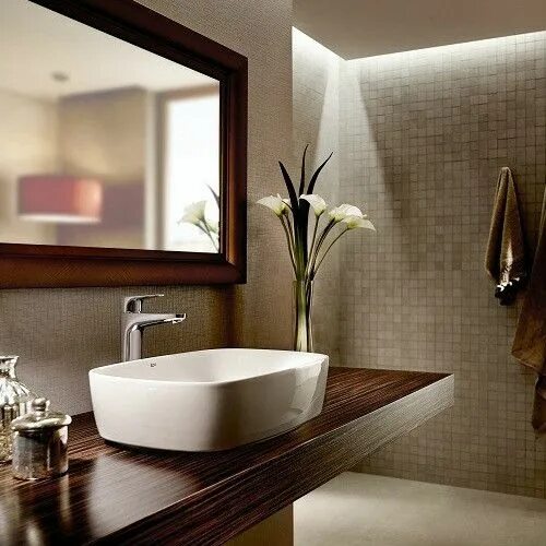 Раковина в ванной дизайн интерьер ROCA INSPIRA SOFT Visit us at www.thebathroomboutique.ie to view our range. #Roc